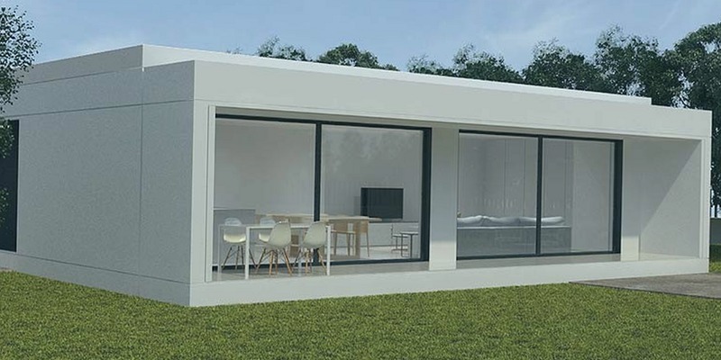 Arquitectura eficiente adaptada al clima local en casas prefabricadas en Granada